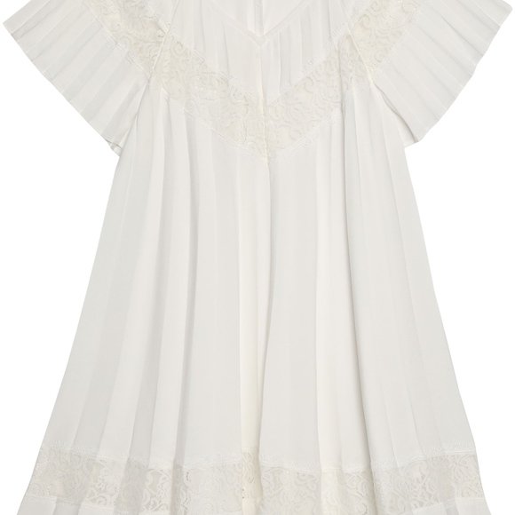 Zimmermann Pleated Lace Inset Top, Sz 1 (US 4), NW - Picture 5 of 8